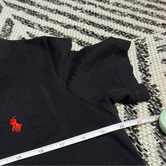 Polo Ralph Lauren Black Jersey Pocket T-Shirt – Soft Cotton & Signature‎ Pony - Picture 5 of 5
